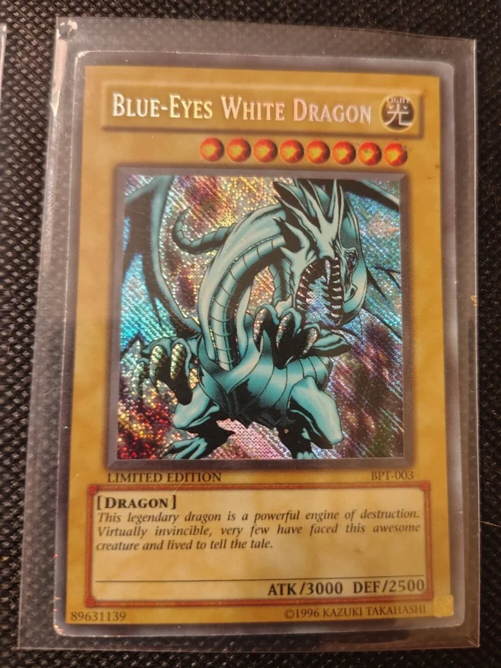 Vintage Yu-Gi-Oh 6 Card Holo Lot Blue Eyes White Dragon BPT SDK DarkMagician SDY